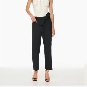 Wilfred Tie-front Pant Black